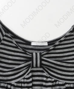 リボンボーダーニット