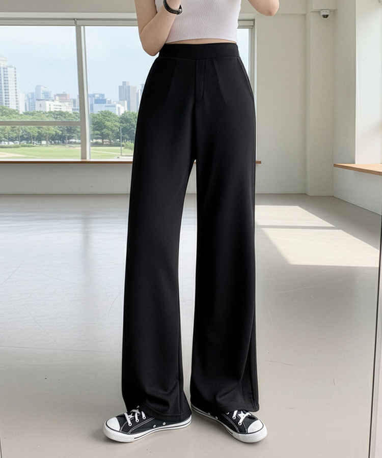 【丈別】バンディングスラックストレーニングパンツ BLACK