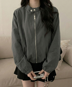 バイカーストリングジャケット GREY