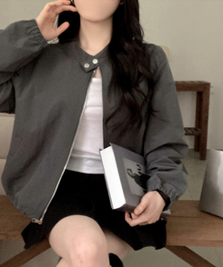 バイカーストリングジャケット GREY