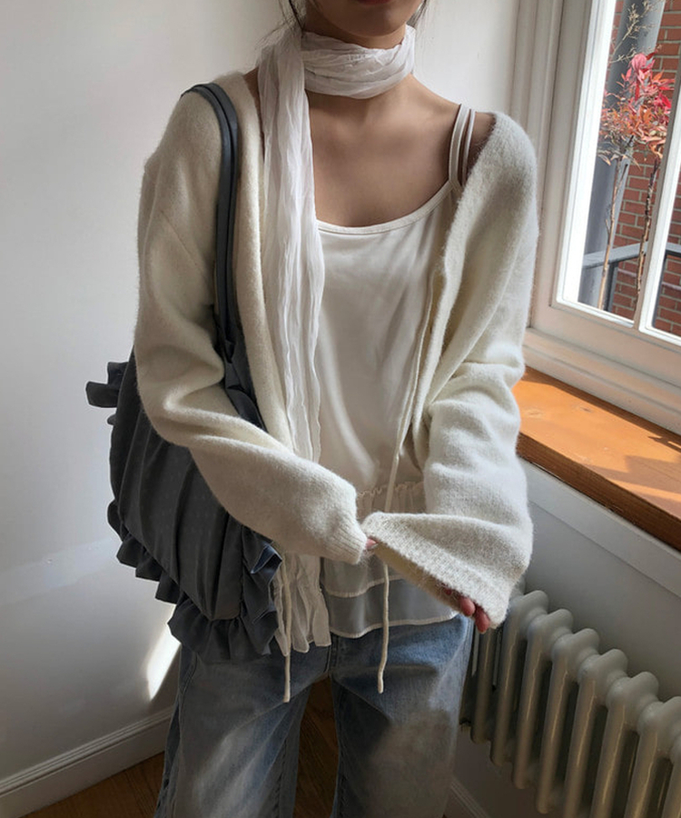 シフォンスカーフ IVORY