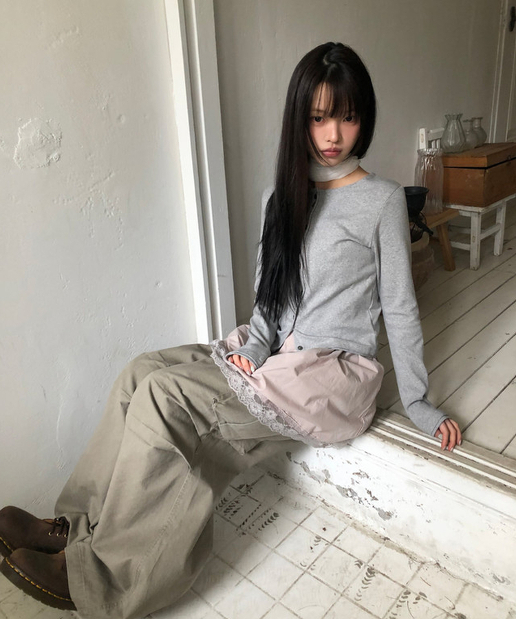 シフォンスカーフ IVORY