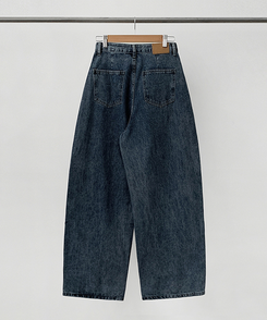 カーブピンタックデニム