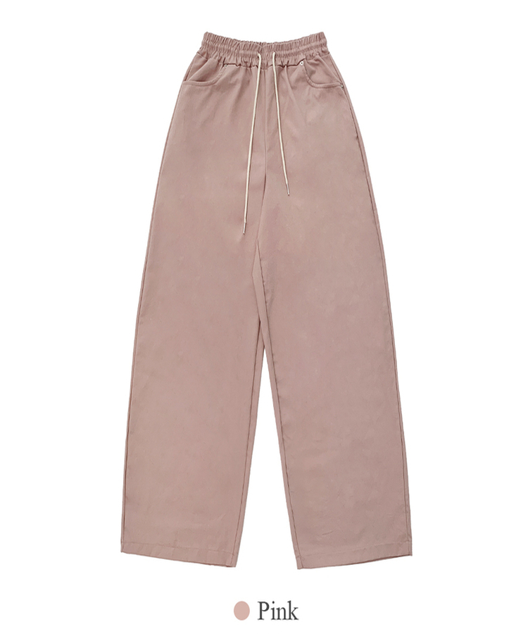 이벳 스터드 와이드 팬츠