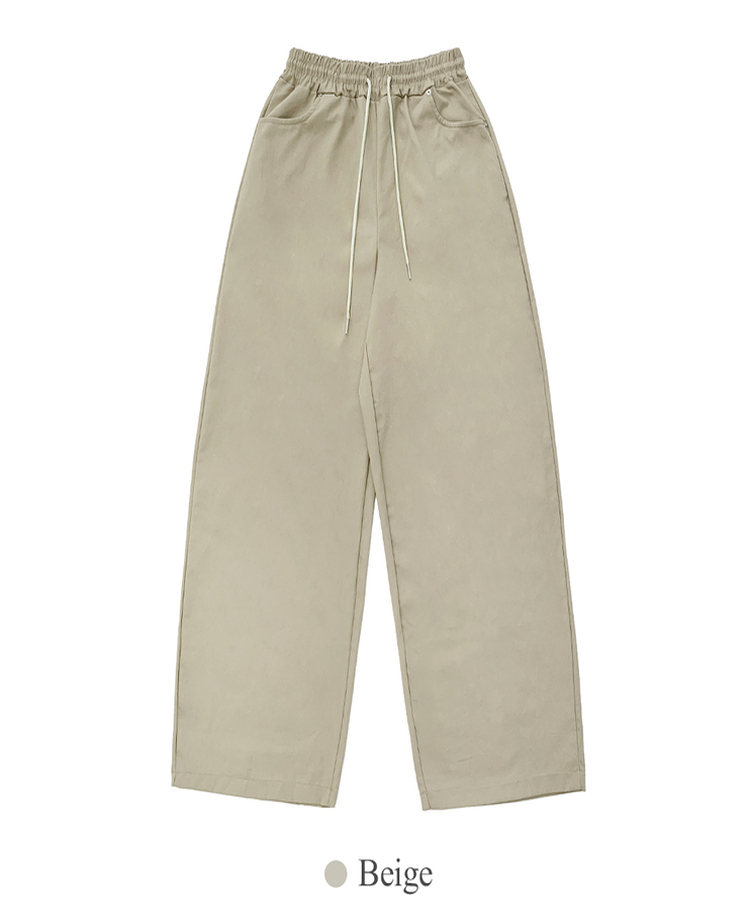 이벳 스터드 와이드 팬츠