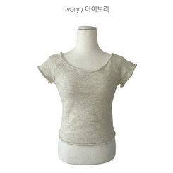 レイヤードニット長袖Tシャツ