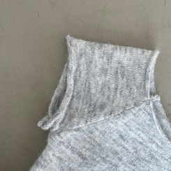 レイヤードニット長袖Tシャツ