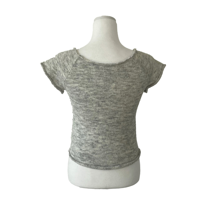 レイヤードニット長袖Tシャツ