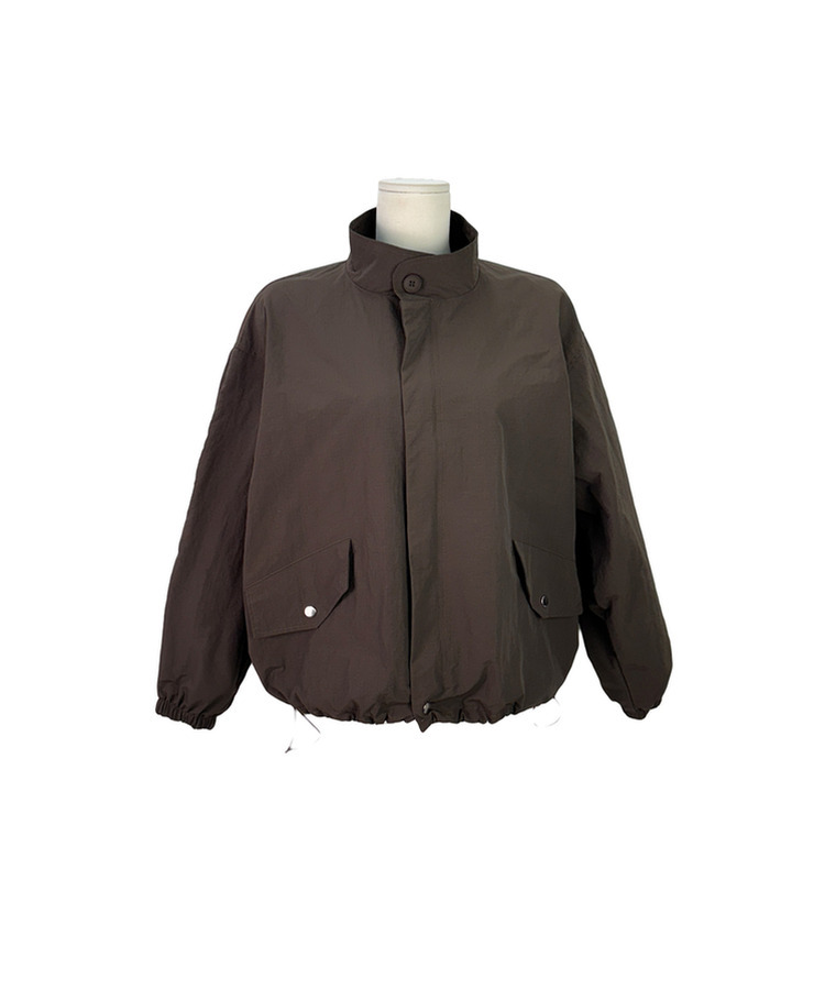 ハイネックウィンドブレーカージャケット