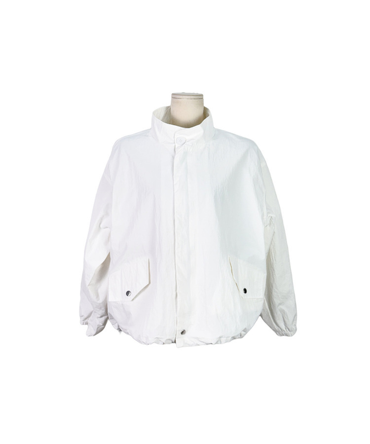 ハイネックウィンドブレーカージャケット