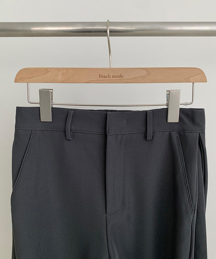 【丈別】ピンタックワイドスラックスパンツ