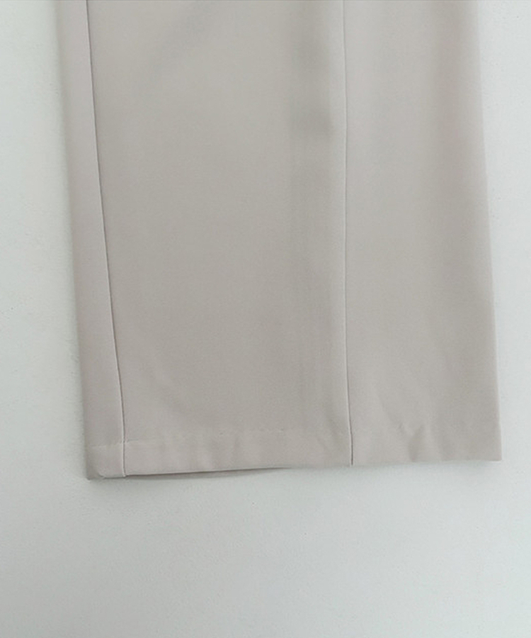 【丈別】ピンタックワイドスラックスパンツ