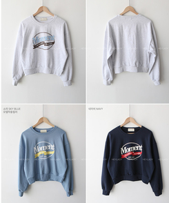 コットンプリントスウェット