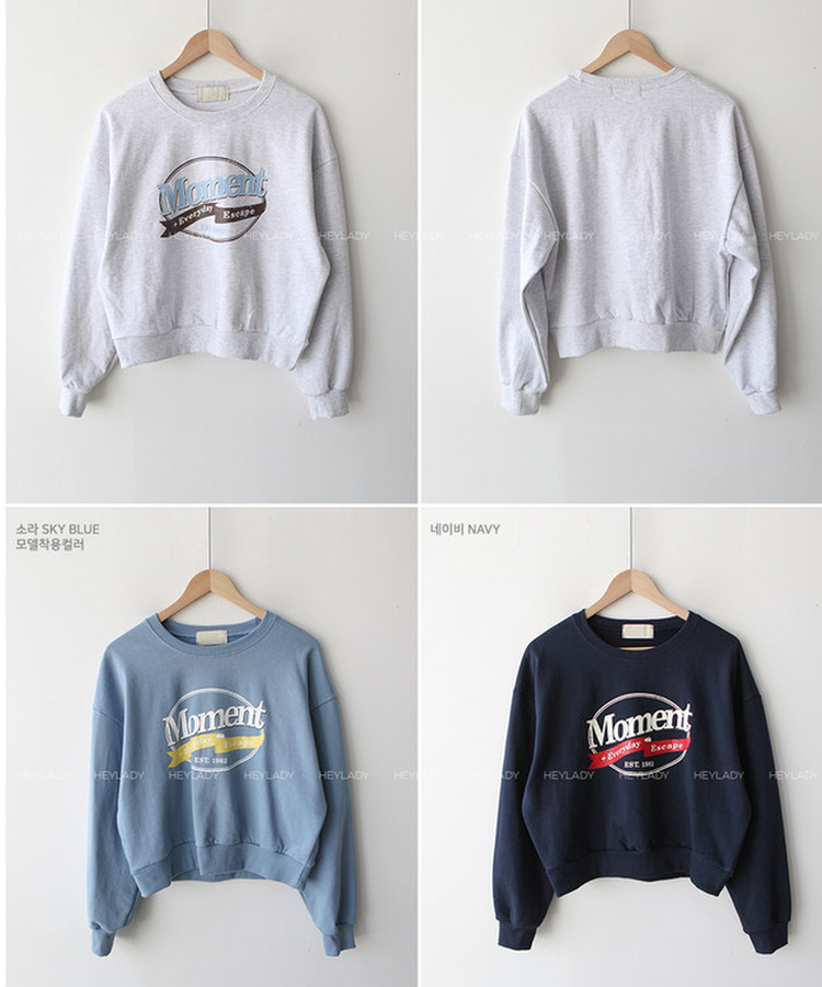 コットンプリントスウェット