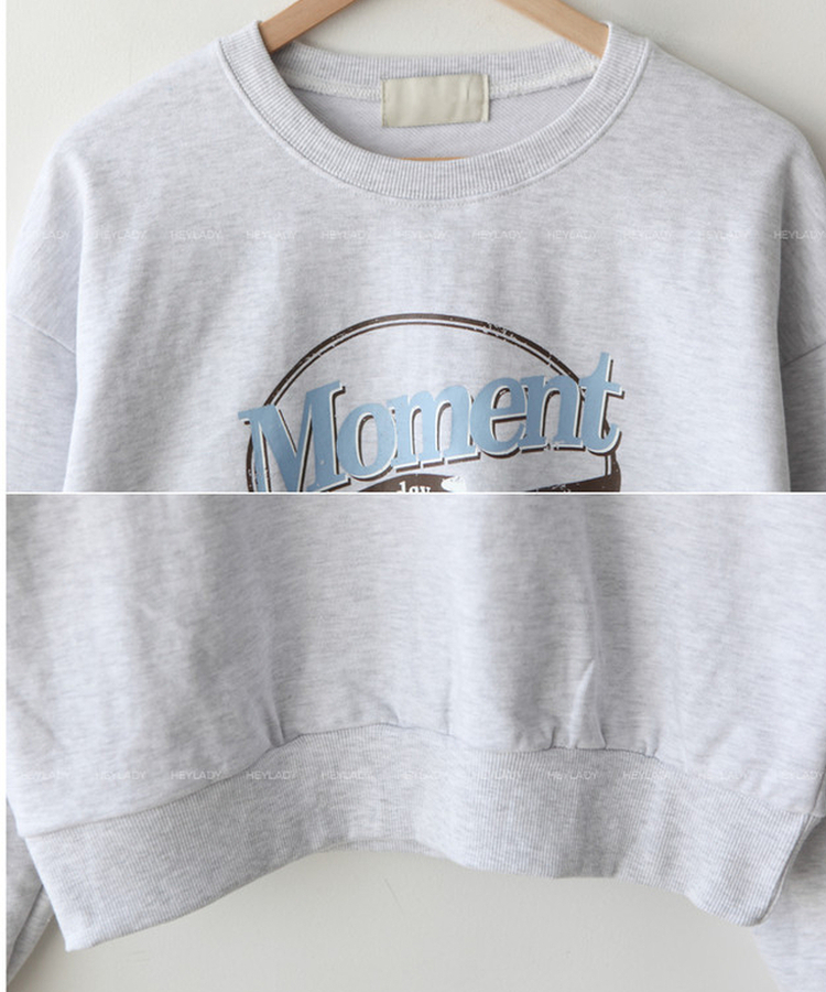 コットンプリントスウェット