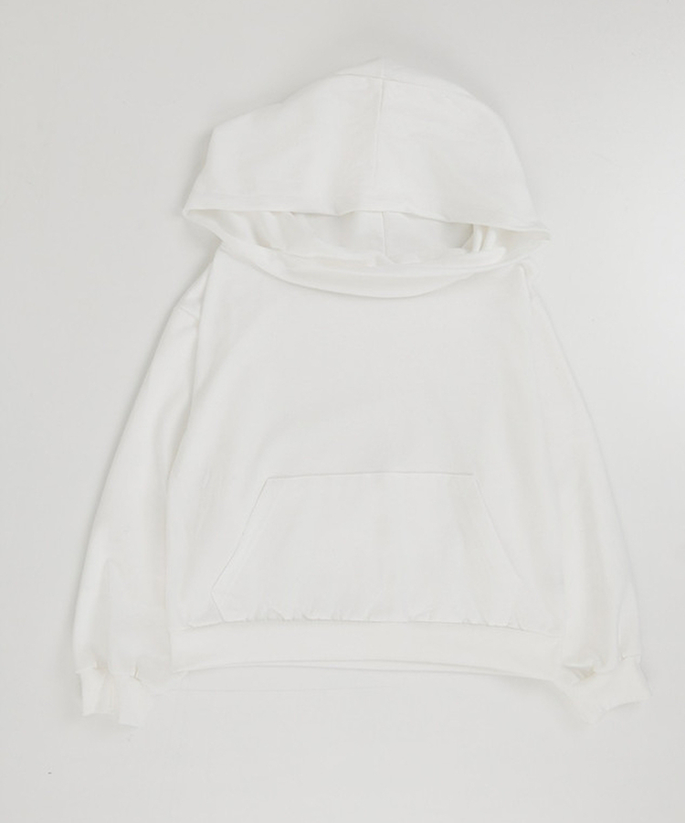 フードオフショルダートップス