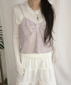 リボンビスチェ LAVENDER