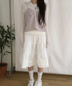 リボンビスチェ LAVENDER