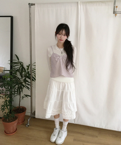 リボンビスチェ LAVENDER