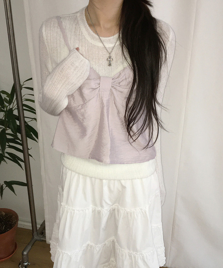 リボンビスチェ LAVENDER