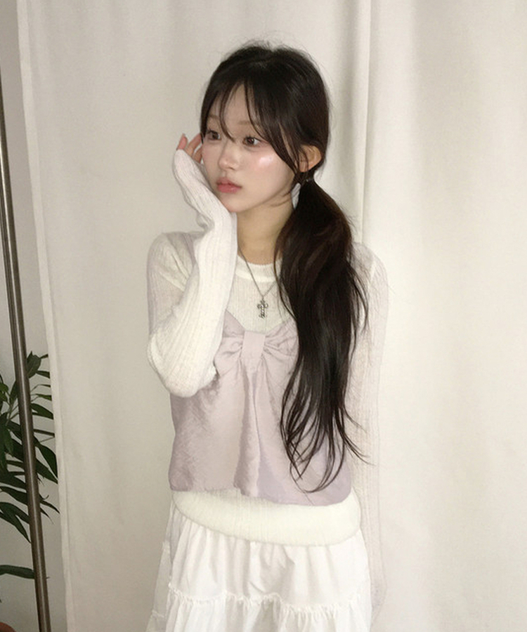 リボンビスチェ LAVENDER