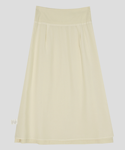 ストラップシフォンロングスカート