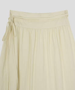 ストラップシフォンロングスカート