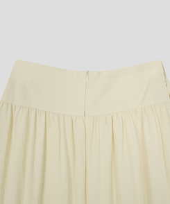 ストラップシフォンロングスカート