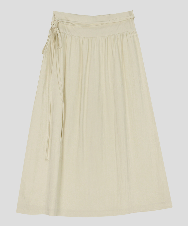 ストラップシフォンロングスカート