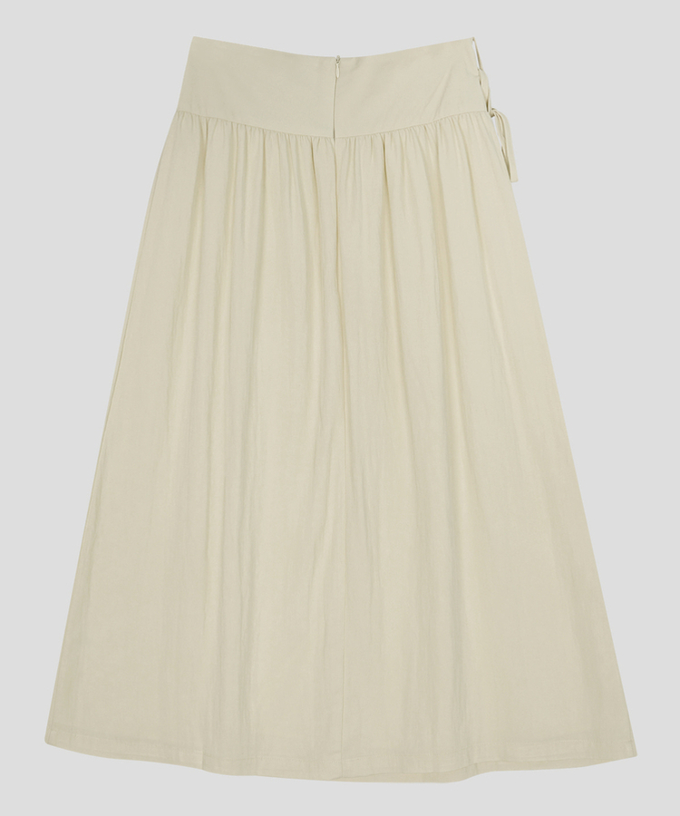 ストラップシフォンロングスカート