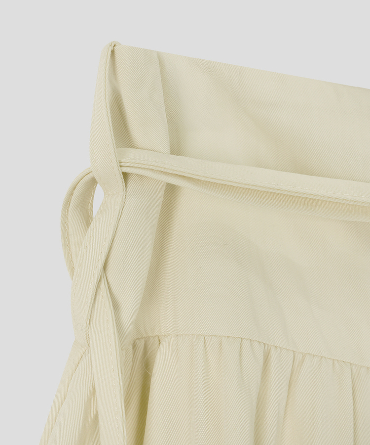 ストラップシフォンロングスカート