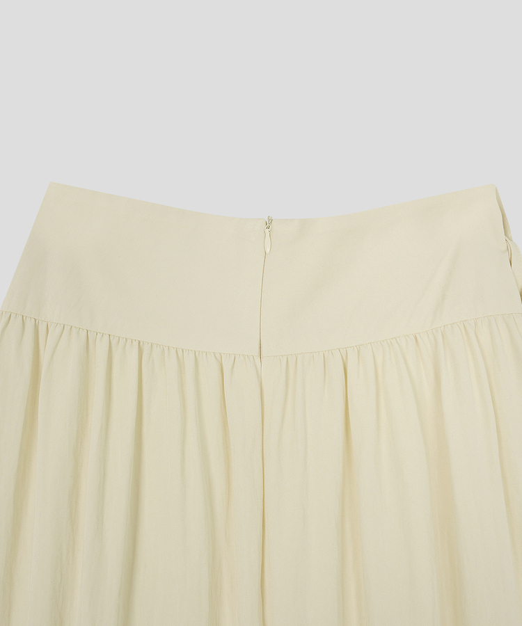 ストラップシフォンロングスカート