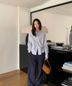 ベーシックチェックシャツ BLUE