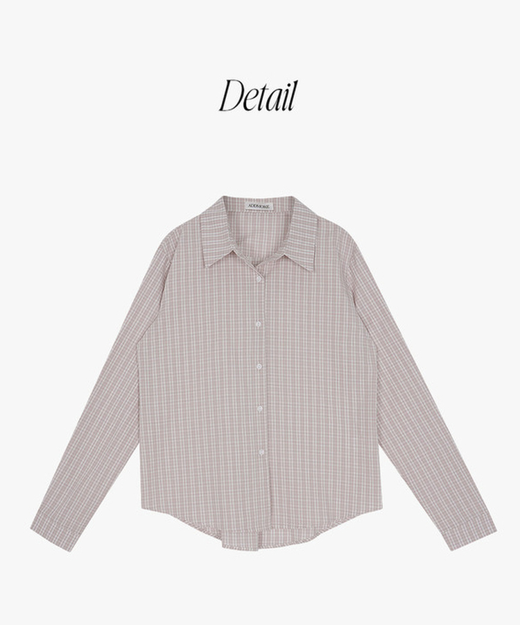 ベーシックチェックシャツ