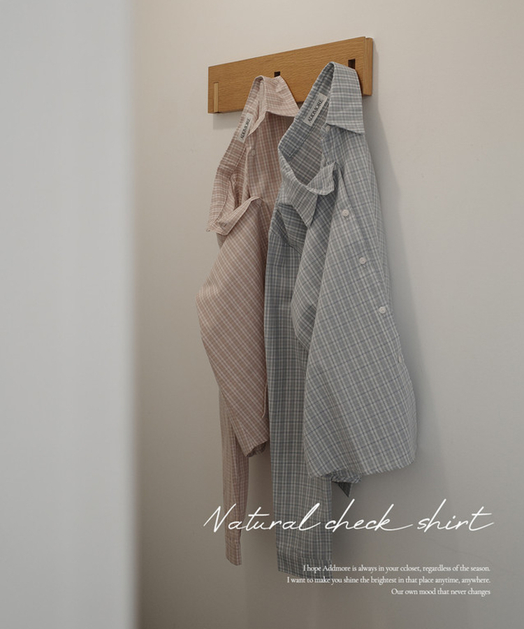 ベーシックチェックシャツ