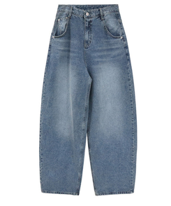 ハートポイントウォッシュデニムバルーンパンツ