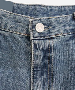 ハートポイントウォッシュデニムバルーンパンツ