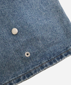 ハートポイントウォッシュデニムバルーンパンツ