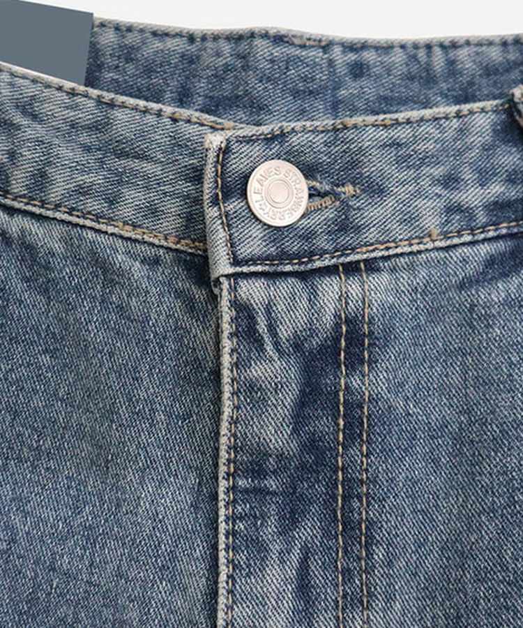 ハートポイントウォッシュデニムバルーンパンツ