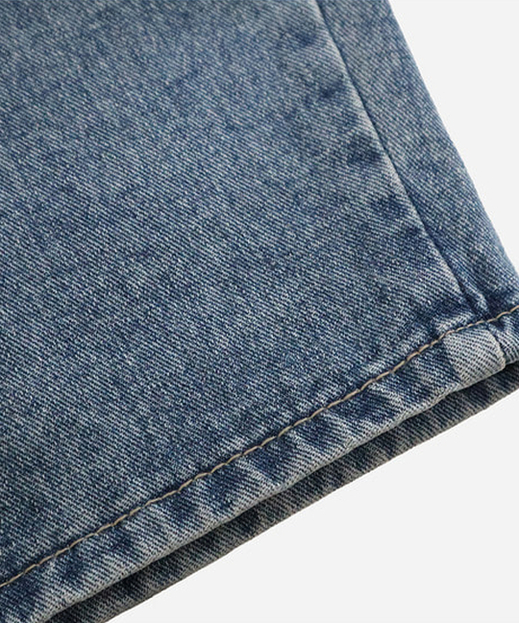 ハートポイントウォッシュデニムバルーンパンツ