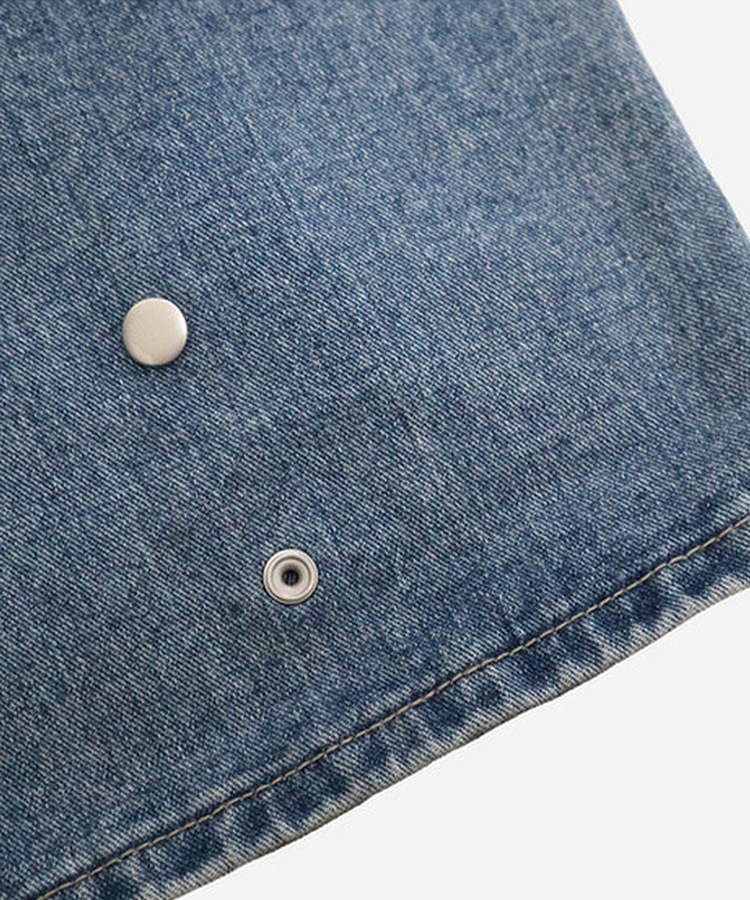 ハートポイントウォッシュデニムバルーンパンツ