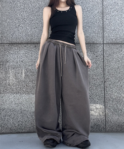 トラックラインワイドトレーニングパンツパンツ BROWN