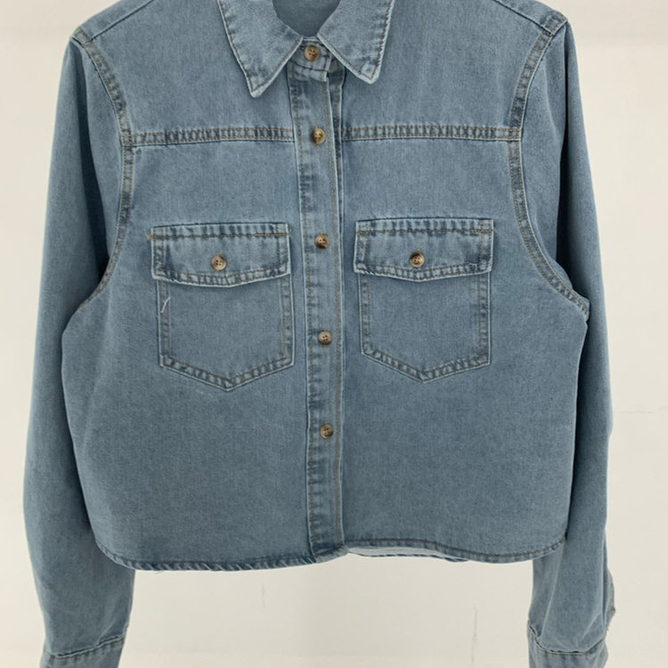 【SET】ルーズフィットデニムシャツ＋ワイドデニムパンツ