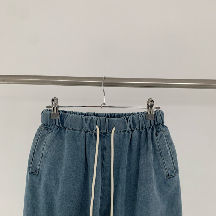 【SET】ルーズフィットデニムシャツ＋ワイドデニムパンツ