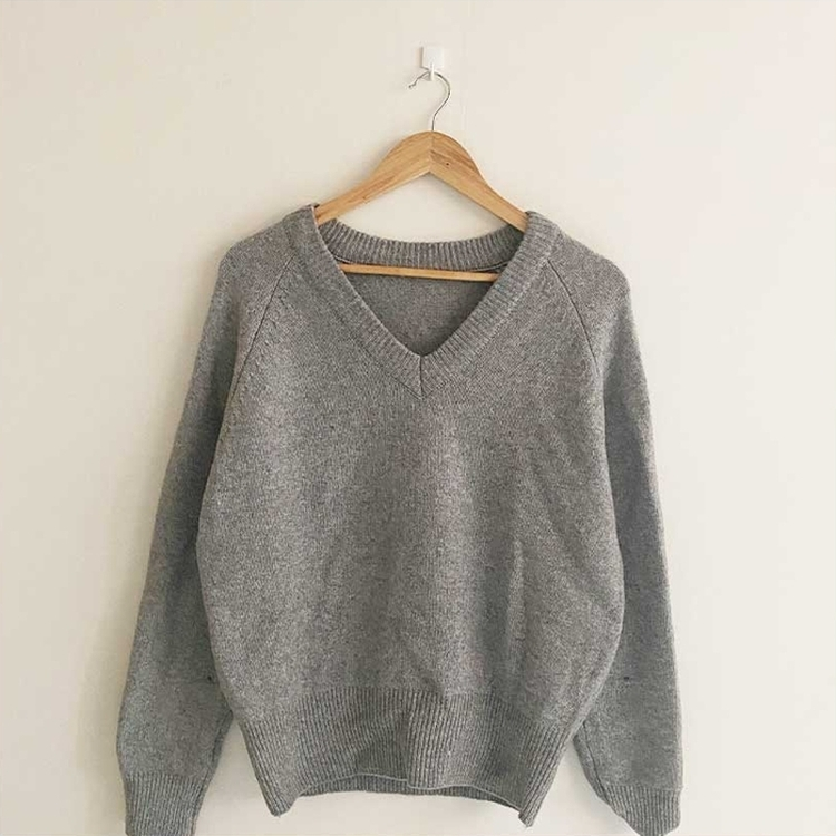 スプリングVネックニット(5color)