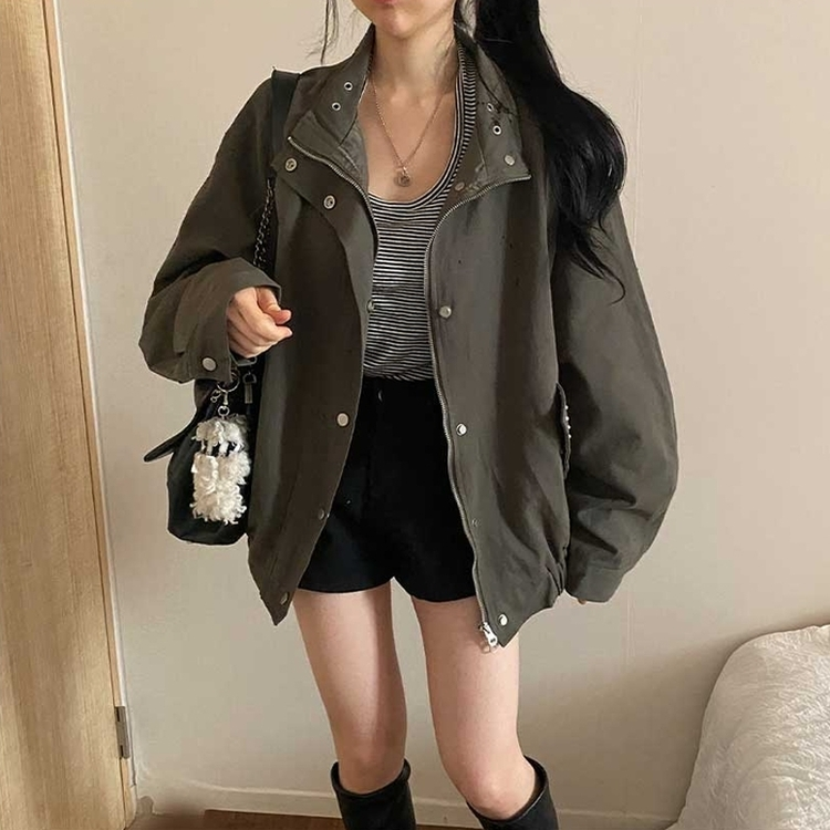 カジュアルヤッサンジャケット KHAKI