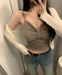 シースルーカーディガン(7color) IVORY