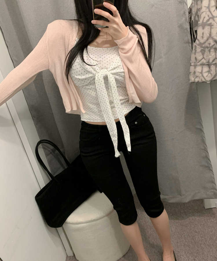 シースルーカーディガン(7color) PINK