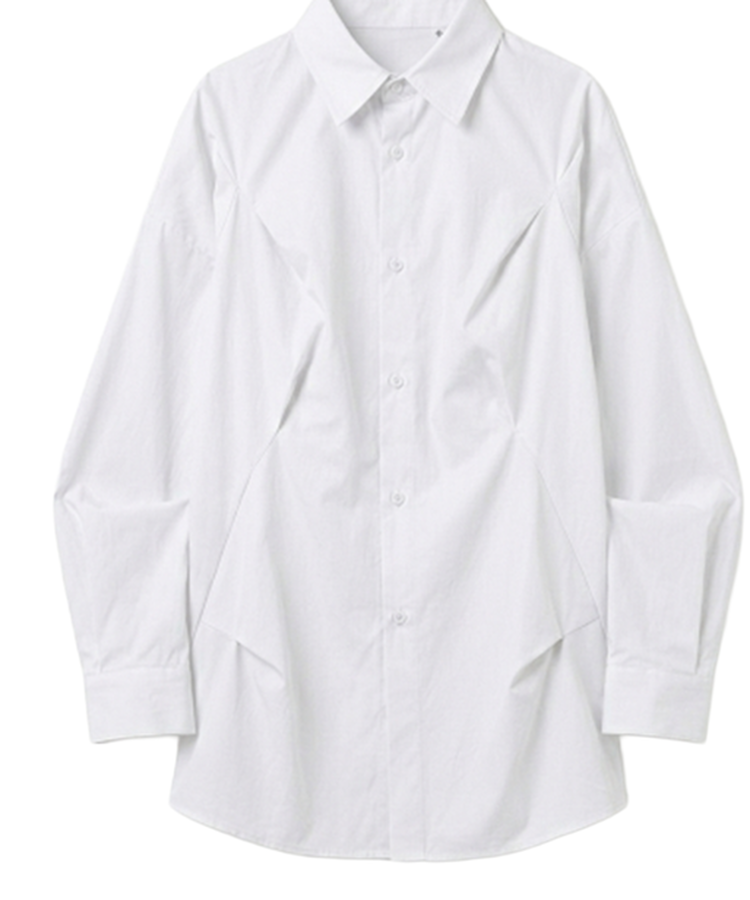 無地オーバーシャツ