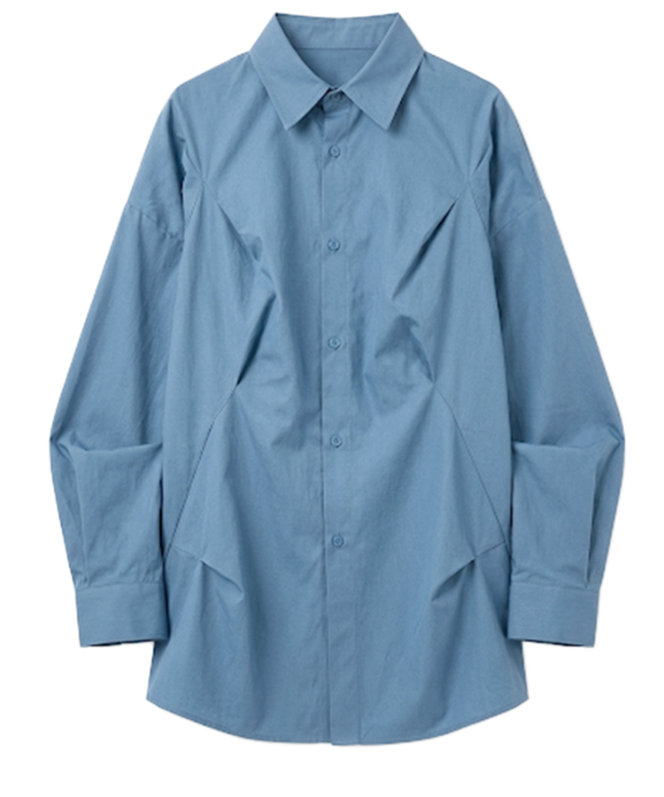 無地オーバーシャツ